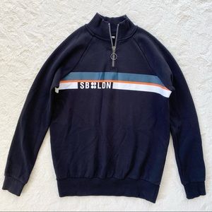 Sweaty Betty Black quarter zip sweatshirt small